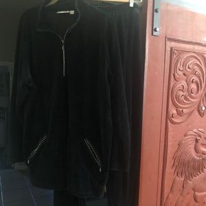 Sport Savvy velvet jogger